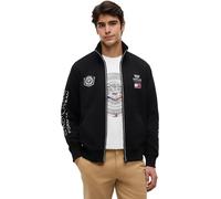 Tommy Hilfiger Unisex Sweatshirt with Zip TH X Cadillac F1 Racing Track Top with Stand Collar