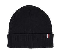 Tommy Hilfiger Uptown Beanie AM0AM11483BDS - Unisex - Organic cotton Black