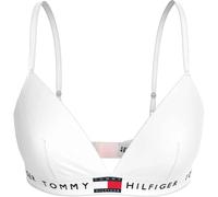 Heritage Padded Bralette with Logo White