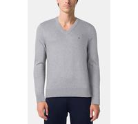 Tommy Hilfiger V-ausschnitt-pullover Relaxed Fit Sweater Light Grey Heather size M | Sweaters Outlet | Men | Gray M
