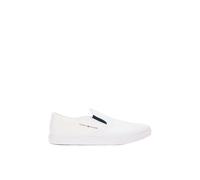 Tommy Hilfiger Men's Vulc Core Slip On FM0FM05689 Low Top, White (White), 7