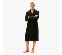 Tommy Hilfiger WAFFLE BATHROBE Mens Bathrobes Black - Large