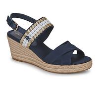 Tommy Hilfiger Wedge sandals GOLDEN WEBBING MID WEDGE in Marine 4