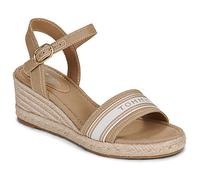 Tommy Hilfiger Wedge sandals MID WEDGE ESPAD WEBBING in Beige 3.5