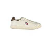 Tommy Hilfiger White Leather Men Sneaker - male - Tommy Hilfiger - Sneakers - White - 9 UK - Shoes 9 UK