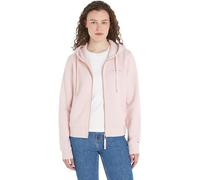 Tommy Hilfiger Women 1985 Reg Mini Corp Zip Hoodie Zip Throughs, Pink, XXS
