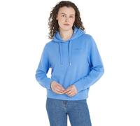 Tommy Hilfiger Women 1985 Rlx Mini Corp Logo Hoodie Pullover Hoody, Blue, XXS