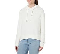 Tommy Hilfiger Women 1985 Rlx Mini Corp Logo Hoodie Pullover Hoody, White, XL