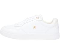 Tommy Hilfiger Women Casual Cupsole Sneaker FW0FW09022 Low Top, White (White/Ecru), 39