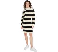 Tommy Hilfiger Women Co Cardi Stitch SWT Dress Sweater Dresses, Black, M