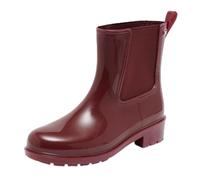 Tommy Hilfiger Women FLAG RAINBOOT (FW0FW08213) Rainboots, Purple (Deep Rouge), 4