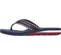 Tommy Hilfiger Women HILFIGER WEBBING BEACH SANDAL FW0FW09038 Flip Flops, BLUE (Space Blue), 39