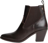 Tommy Hilfiger Women Leather Western Chelsea Boot FW0FW09582 Low Boots, BROWN (Brushed Brown), 6.5