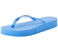 Tommy Hilfiger, Women, Monogram Beach Sandal, Flip Flop, Blue, 6