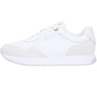 Tommy Hilfiger Women Monogram Mix Material Runner FW0FW09267 Low Top, White (White), 40
