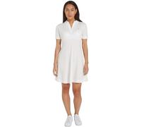 Tommy Hilfiger Women Polo Dress Striped, White (Ecru), S