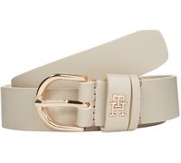 Tommy Hilfiger Women’s 2.5 cm Essential Effortless Leather Belt, Beige (Sugarcane), 33.5 inches