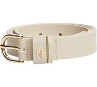 Tommy Hilfiger Women’s 2.5 cm Essential Effortless Leather Belt, Beige (Sugarcane), 35.4 inches