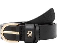 Tommy Hilfiger Women’s 2.5 cm Essential Effortless Leather Belt, Black (Black), 31.5 inches