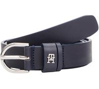 Tommy Hilfiger Women’s 2.5 cm Essential Effortless Leather Belt, Blue (Space Blue), 29.5 inches