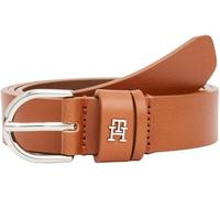 Tommy Hilfiger Women’s 2.5 cm Essential Effortless Leather Belt, Brown (Cognac), 37.4 inches