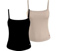 Tommy Hilfiger Premium Essentials Sleeveless Base Layer 2 Units Beige,Black XS Woman