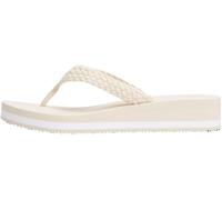 Tommy Hilfiger Women’s Beach Platform Flip Flops, Off-White (Muslin), 7.5