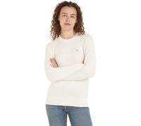 Tommy Hilfiger Women’s Cable Knit Jumper, Off-White (Ivory Petal), L