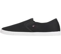 Tommy Hilfiger Women’s Canvas Slip-On Trainers, Blue (Space Blue), 7
