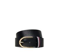 Tommy Hilfiger Women’s Casual Leather Belt, Black (Black), 31,5 inches