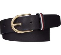Tommy Hilfiger Women’s Casual Leather Belt, Blue (Space Blue), 33,5 inches