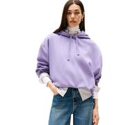 Tommy Hilfiger Women’s Classic Script Fleece Hoodie, Purple (Lavender Ash), XXL