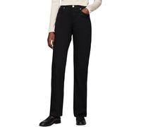 Tommy Hilfiger Women’s Classic Stay Straight Fit Jeans, Black (Stay Black), 26W/30L