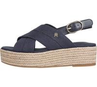 Tommy Hilfiger Women’s Denim Wedge Espadrilles, Blue (Space Blue), 6
