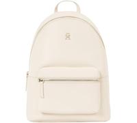 Tommy Hilfiger Women’s Elegant Logo Tape Backpack, Beige (Sugarcane), One Size