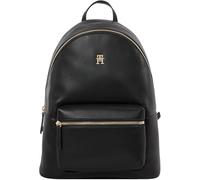 Tommy Hilfiger Women’s Elegant Logo Tape Backpack, Black (Black), One Size