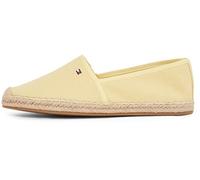 Tommy Hilfiger Women’s Flag Canvas Espadrilles with Logo, Yellow (Meringue), 4