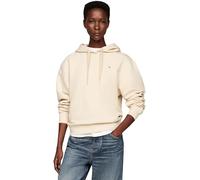 Tommy Hilfiger Women’s Flag On Chest Hoodie, Beige (Country Ivory), S