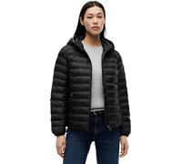 Tommy Hilfiger Women's Quilted Stripe Short Puffer Jacket 8 (XS) Black