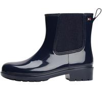 Tommy Hilfiger Women’s Hardware Glossy Rainboots, Blue (Space Blue), 5