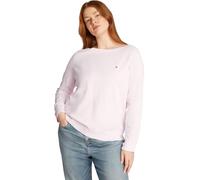 Tommy Hilfiger Women’s Jersey Stitch Boat Neck Jumper, Pink (Light Pink), 20