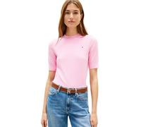 Tommy Hilfiger Women’s Jumper Jersey Short Sleeve, Pink (Rose Petal), S