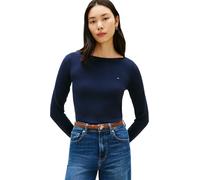 Tommy Hilfiger Women’s Jumper Knitted Jumper, Blue (Dark Night Navy), XL