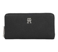 Tommy Hilfiger Emblem Large Za Woman Wallet Black Women