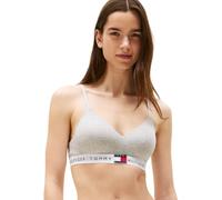 Tommy Hilfiger Women’s Lift Bralette with Adjustable Straps, Grey (Light Grey Heather), XL
