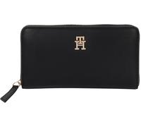 Tommy Hilfiger Women’s Logo Tape Purse with Zip, Black (Black), One Size