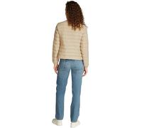 Tommy Hilfiger Women’s Mock Neck Lightweight Quilted Jacket, Beige (Sandalwood), XXL
