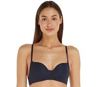 Tommy Hilfiger Women’s Non-Wired Push Up Bra, Blue (Desert Sky), 36B