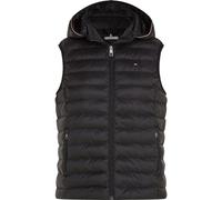 Tommy Hilfiger Women’s Padded Global Stripe Gilet with Hood, Black (Black), 3XL