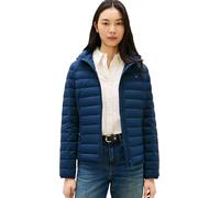 Tommy Hilfiger Women’s Puffer Jacket Stretch Nylon Slim Fit, Blue (Dark Night Navy), L